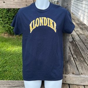 Klondike Navy SS Cotton Tee! NEW!